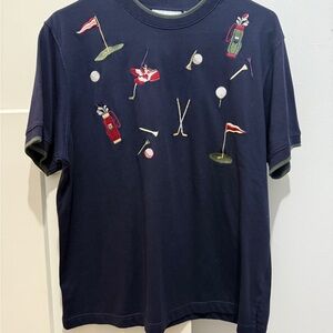 Christopher & Banks Navy Women’s Golf Shirt